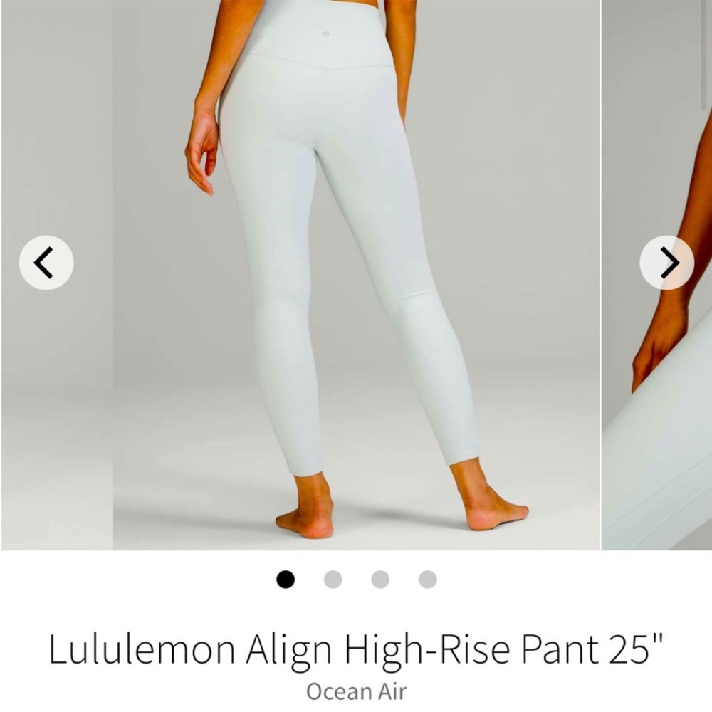 Lululemon Align High-Rise Pant 25" in Ocean Air